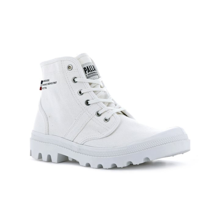 Palladium Pallabrousse Legion Men's Boots White | UK F907-UZO